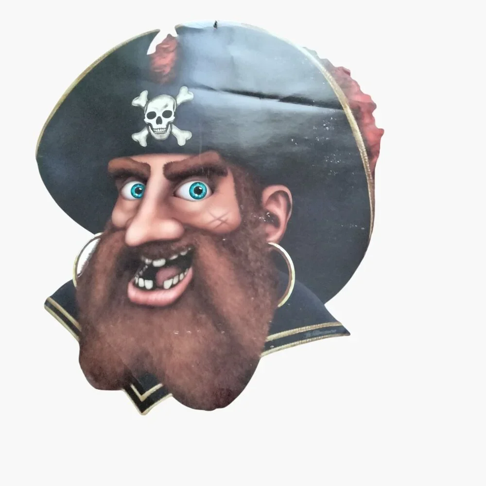 Pirate Crew Wall Decorations Halloween Birthday Party lot 4